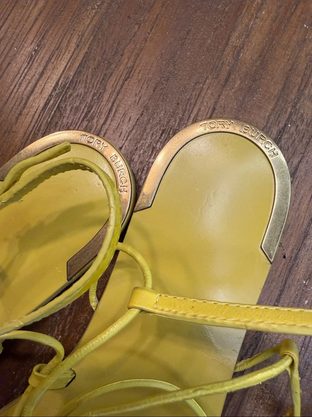 Tory Burch Artisanal Knot Sandals in Yalu
